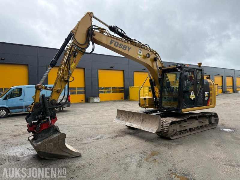 2018 Cat 313FL BELTEGRAVER MASKINSTYRING R5 ROTOTILT 3 SKUFFER SERVICEHISTORIKK. - Excavadora: foto 2 2018 Cat 313FL BELTEGRAVER MASKINSTYRING R5 ROTOTILT 3 SKUFFER SERVICEHISTORIKK. - Excavadora: foto 2