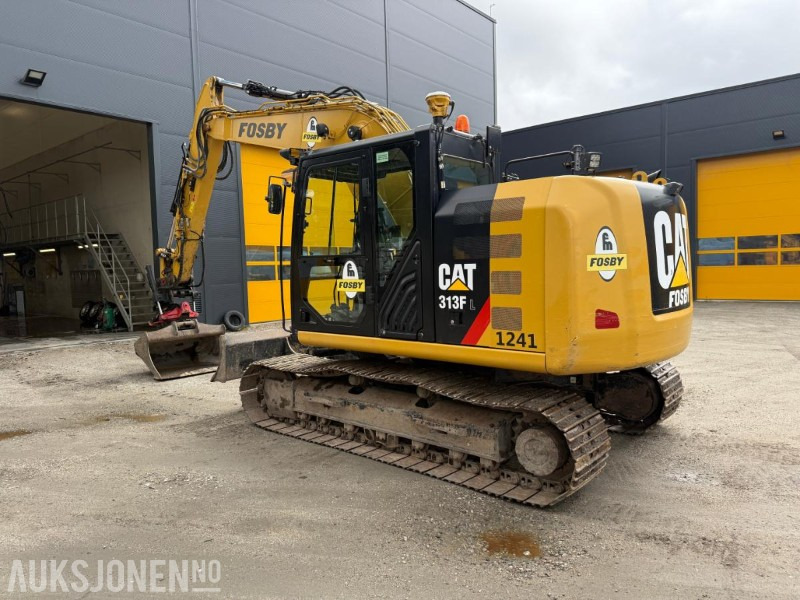 2018 Cat 313FL BELTEGRAVER MASKINSTYRING R5 ROTOTILT 3 SKUFFER SERVICEHISTORIKK. - Excavadora: foto 5 2018 Cat 313FL BELTEGRAVER MASKINSTYRING R5 ROTOTILT 3 SKUFFER SERVICEHISTORIKK. - Excavadora: foto 5