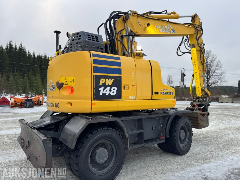2018 Komatsu PW148-11 hjulmaskin MAKIN GPS, TILTROTATOR MASSE LYS, KAMERAER - Excavadora: foto 5 2018 Komatsu PW148-11 hjulmaskin MAKIN GPS, TILTROTATOR MASSE LYS, KAMERAER - Excavadora: foto 5