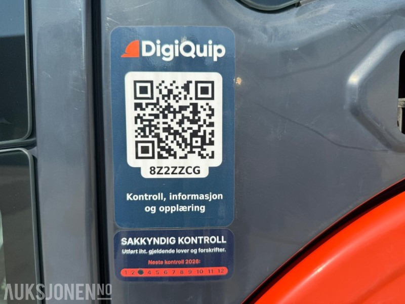Excavadora 2018 Kubota U55-4 BELTEGRAVER ENGCON TILTROTATOR 2 SKUFFER SERVICEHISTORIKK SENTRALSMØRING: foto 18