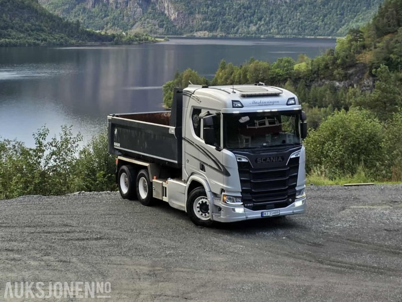 2018 Scania R580 6X4 Euro6T tippbil - 396 357 km - EU ok til 30.09.2026 - Camión volquete: foto 4 2018 Scania R580 6X4 Euro6T tippbil - 396 357 km - EU ok til 30.09.2026 - Camión volquete: foto 4
