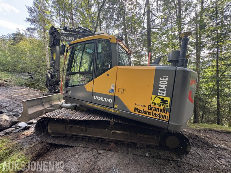 2018 Volvo EC 140EL - Tilt - GPS - ny sertifisering - 6 818 TIMER - Excavadora: foto 4 2018 Volvo EC 140EL - Tilt - GPS - ny sertifisering - 6 818 TIMER - Excavadora: foto 4