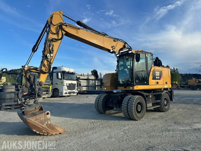 2019 Cat M318F hjulgraver med tiltrotator og skuff - Excavadora: foto 1 2019 Cat M318F hjulgraver med tiltrotator og skuff - Excavadora: foto 1