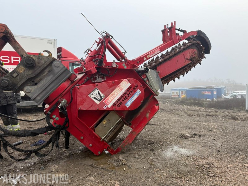 2019 Grabenmeister GM 140 AFH 600 KJEDEGRAVER - LITE BRUKT. - Equipo de construcción: foto 3 2019 Grabenmeister GM 140 AFH 600 KJEDEGRAVER - LITE BRUKT. - Equipo de construcción: foto 3