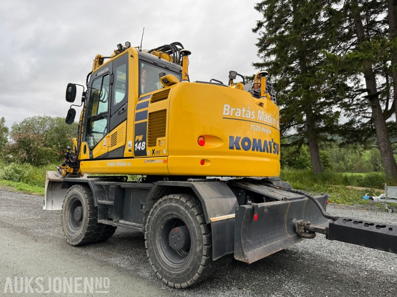 2019 Komatsu PW148-11 Hjulgraver - Leddet bom - GPS - Excavadora: foto 4 2019 Komatsu PW148-11 Hjulgraver - Leddet bom - GPS - Excavadora: foto 4
