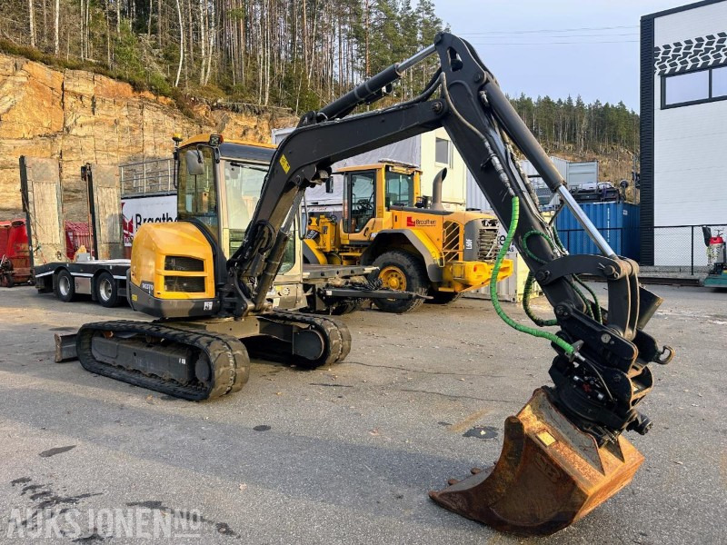 2019 VOLVO ECR50D MINIGRAVER 5 TONN STEELWRIST TILTROTATOR S40 1945 TIMER - Miniexcavadora: foto 2 2019 VOLVO ECR50D MINIGRAVER 5 TONN STEELWRIST TILTROTATOR S40 1945 TIMER - Miniexcavadora: foto 2