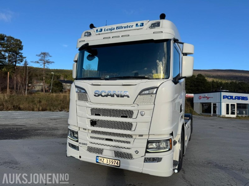 2020 Scania R580 CHASSIS, V8, EURO 6, SVING AKSEL 3, DIESELVARMER, - Camión chasis: foto 2 2020 Scania R580 CHASSIS, V8, EURO 6, SVING AKSEL 3, DIESELVARMER, - Camión chasis: foto 2