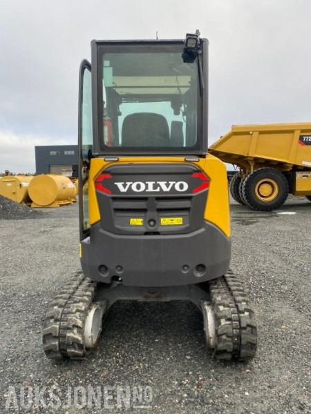 2021 Volvo ECR25 elektrisk minigraver med mye utstyr - Excavadora: foto 3 2021 Volvo ECR25 elektrisk minigraver med mye utstyr - Excavadora: foto 3