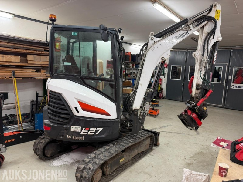 2022 Bobcat E27 m/Rototilt tiltrotator, lite timer - Miniexcavadora: foto 5 2022 Bobcat E27 m/Rototilt tiltrotator, lite timer - Miniexcavadora: foto 5