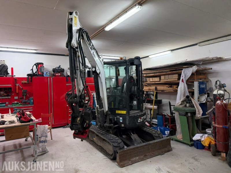 2022 Bobcat E27 m/Rototilt tiltrotator, lite timer - Miniexcavadora: foto 2 2022 Bobcat E27 m/Rototilt tiltrotator, lite timer - Miniexcavadora: foto 2