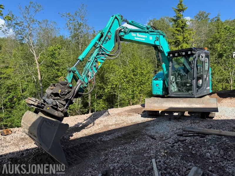 Excavadora 2022 Kobelco SK75SR-7 / Tiltrotator / 866 timer: foto 1