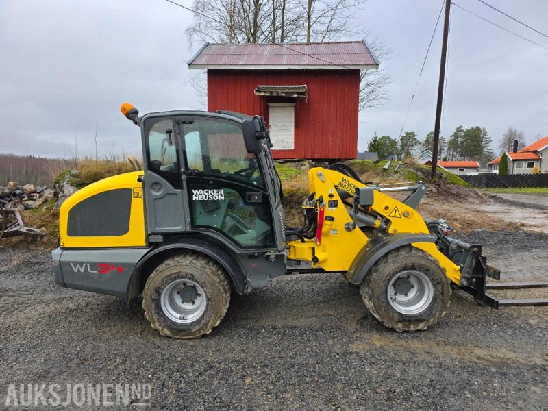 2022 Wacker Neuson WL 34 Hjullaster 485T KUN 2.15cm høy lasteskuffe og pallegaffel Hydraulisk HK Weidemann-feste - Cargadora de ruedas: foto 4 2022 Wacker Neuson WL 34 Hjullaster 485T KUN 2.15cm høy lasteskuffe og pallegaffel Hydraulisk HK Weidemann-feste - Cargadora de ruedas: foto 4
