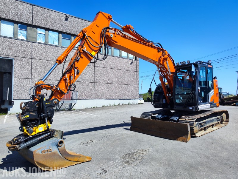 2023 Hitachi ZX135US-7 m/Makin maskinstyring, Encon tilt, EC-Oil, 2532 t - Excavadora: foto 2 2023 Hitachi ZX135US-7 m/Makin maskinstyring, Encon tilt, EC-Oil, 2532 t - Excavadora: foto 2
