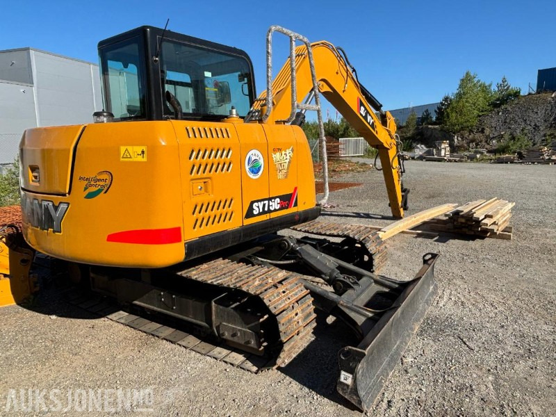 2024 Sany SY75C. S50 Hurtigfeste. Sentralsmøring. Graveskuff ca 320L - Excavadora: foto 3 2024 Sany SY75C. S50 Hurtigfeste. Sentralsmøring. Graveskuff ca 320L - Excavadora: foto 3