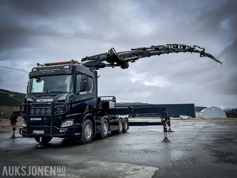 2025 Scania R770 - 8x4 - Trekkvogn med Fassi 115 Tonnmeter kran med L616 Jib og V20 Vinsj - Model F1150RA.2.28 XHE-Dynamic - Kun 6119 km - Camión grúa: foto 1 2025 Scania R770 - 8x4 - Trekkvogn med Fassi 115 Tonnmeter kran med L616 Jib og V20 Vinsj - Model F1150RA.2.28 XHE-Dynamic - Kun 6119 km - Camión grúa: foto 1