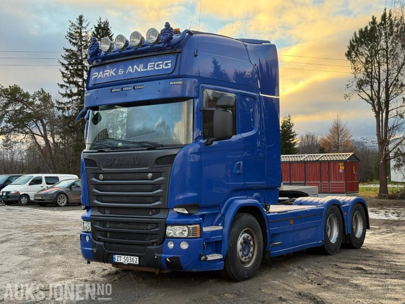 2015 Scania R730 Euro6T 6x4 Påkostet - Brøyterigget - Tipphydraulikk - Sprederhydraulikk - 675 643km - Cabeza tractora: foto 1 2015 Scania R730 Euro6T 6x4 Påkostet - Brøyterigget - Tipphydraulikk - Sprederhydraulikk - 675 643km - Cabeza tractora: foto 1