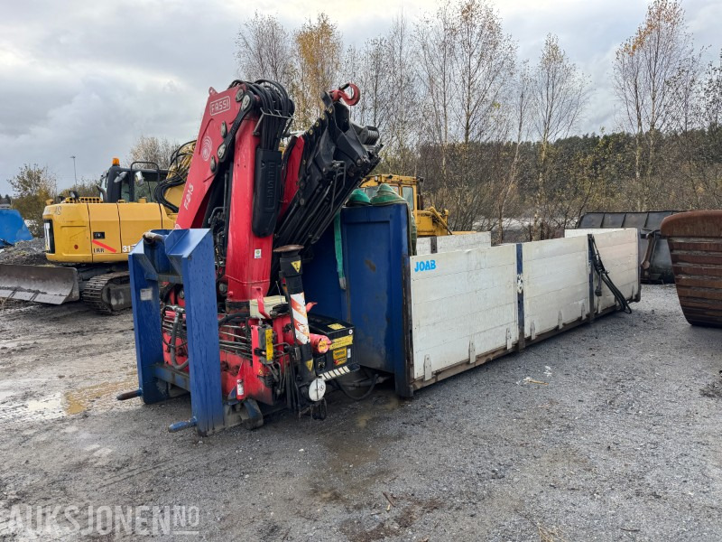 2008 CMT krokflak med karmer og Fassi F215 kran - Camión: foto 1 2008 CMT krokflak med karmer og Fassi F215 kran - Camión: foto 1