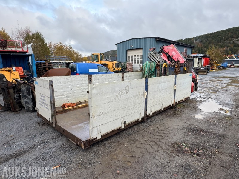 2008 CMT krokflak med karmer og Fassi F215 kran - Camión: foto 5 2008 CMT krokflak med karmer og Fassi F215 kran - Camión: foto 5