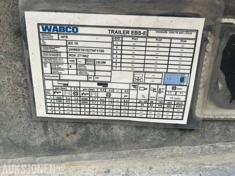 2015 HFR Dolly – Velholdt – 2 aksler – EU utløpt – Gode dekk - Camión: foto 4 2015 HFR Dolly – Velholdt – 2 aksler – EU utløpt – Gode dekk - Camión: foto 4