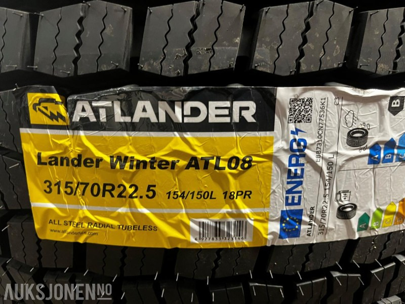Atlander Winter ATL08 315/70R22,5 lastebildekk - Camión: foto 1 Atlander Winter ATL08 315/70R22,5 lastebildekk - Camión: foto 1