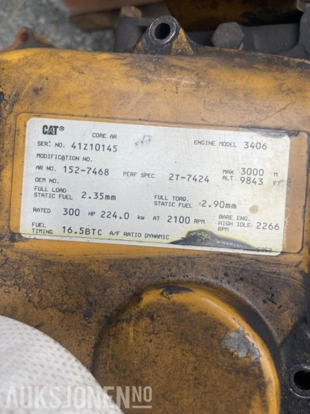 Cat 980 motor 3406 - Equipo de construcción: foto 5 Cat 980 motor 3406 - Equipo de construcción: foto 5