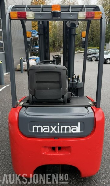 2016 Maximal FB16S-MHJZ elektrisk truck med Triplex friløftmast og sideskift - Equipo de manutención: foto 3 2016 Maximal FB16S-MHJZ elektrisk truck med Triplex friløftmast og sideskift - Equipo de manutención: foto 3