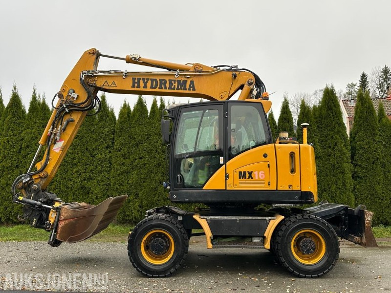 Hydrema MX16 – 2014 – Engcon EC219 – Xsite PRO – 9 142 timer – Trilleborg dekk - Excavadora: foto 1 Hydrema MX16 – 2014 – Engcon EC219 – Xsite PRO – 9 142 timer – Trilleborg dekk - Excavadora: foto 1