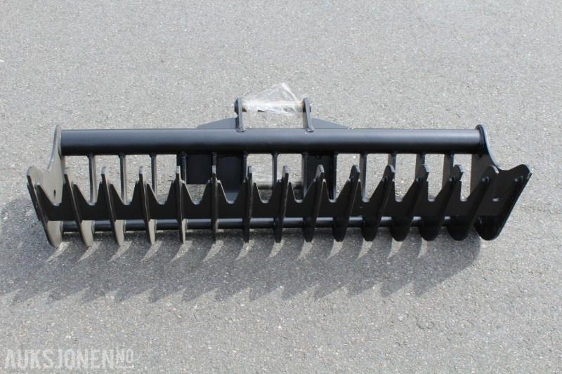 Implemento para Maquinaria de construcción Rake for 1 til 2 tonn maskin - 1200 mm - S30: foto 1