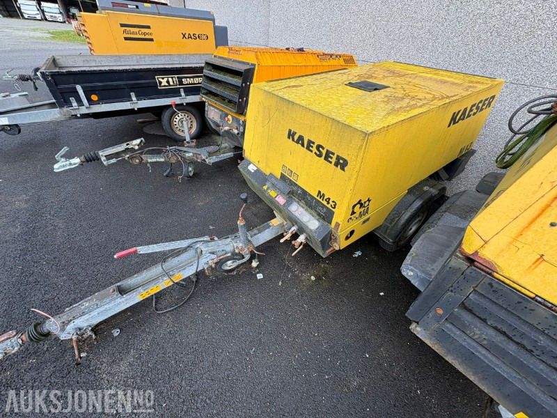 Kaeser M43 mobil skruekompressor - Equipo de construcción: foto 1 Kaeser M43 mobil skruekompressor - Equipo de construcción: foto 1