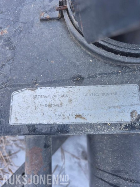 Stiga Snøfres til plentraktor, brukt på Stiga Park - Maquinaria agrícola: foto 4 Stiga Snøfres til plentraktor, brukt på Stiga Park - Maquinaria agrícola: foto 4