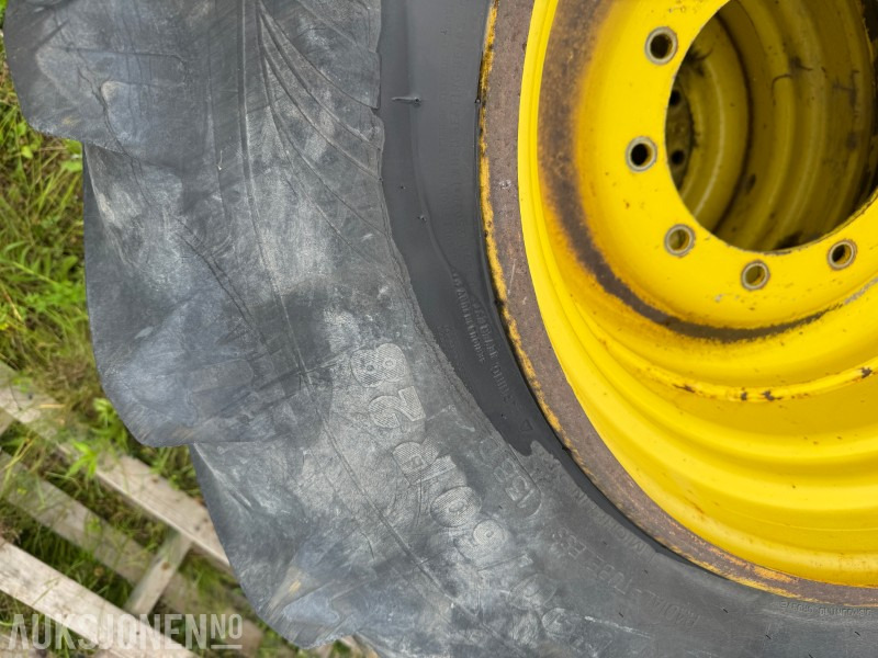 Maquinaria agrícola Traktor hjul - dekk Komplett hjulsett Michelin 650/60R38 og 540/60R28: foto 12