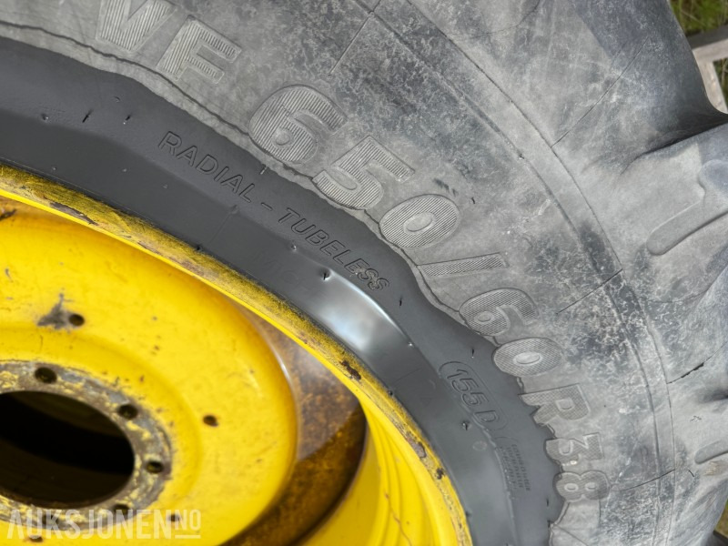 Maquinaria agrícola Traktor hjul - dekk Komplett hjulsett Michelin 650/60R38 og 540/60R28: foto 7