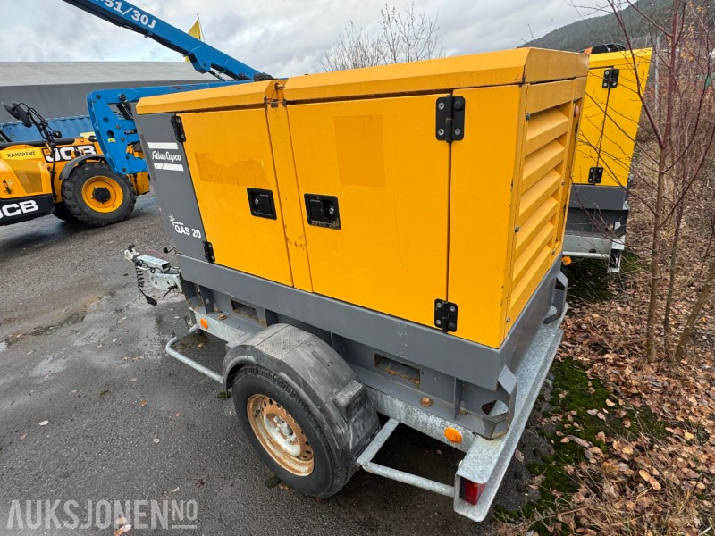 Maquinaria industrial 2010 Atlas Copco Atlas Copco QAS 20 - Strømaggregat 20 kVA, 400/230V: foto 7 Maquinaria industrial 2010 Atlas Copco Atlas Copco QAS 20 - Strømaggregat 20 kVA, 400/230V: foto 7