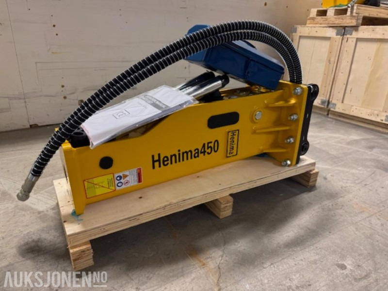 NY HENIMA 450 PIGGHAMMER TIL 1,2-3 TONNS GRAVEMASKIN S30 M/GARANTI - Martillo hidráulico: foto 3 NY HENIMA 450 PIGGHAMMER TIL 1,2-3 TONNS GRAVEMASKIN S30 M/GARANTI - Martillo hidráulico: foto 3