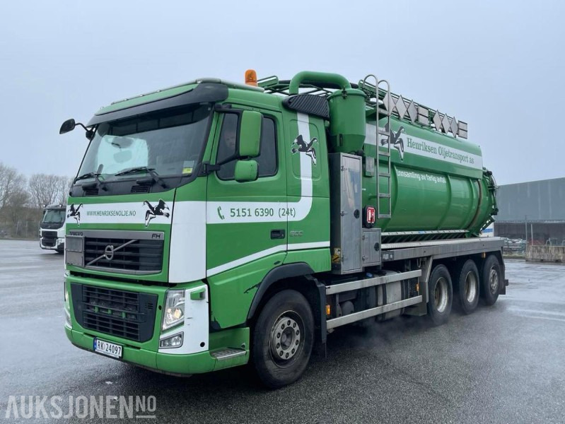 2010 VOLVO FH500 8X4 INTERCONSULT SS2343 BST3-17CR ADR SLAMSUGER MED HØYTRYKKSPYLER - 203576 KM. - Vehículo municipal: foto 1 2010 VOLVO FH500 8X4 INTERCONSULT SS2343 BST3-17CR ADR SLAMSUGER MED HØYTRYKKSPYLER - 203576 KM. - Vehículo municipal: foto 1