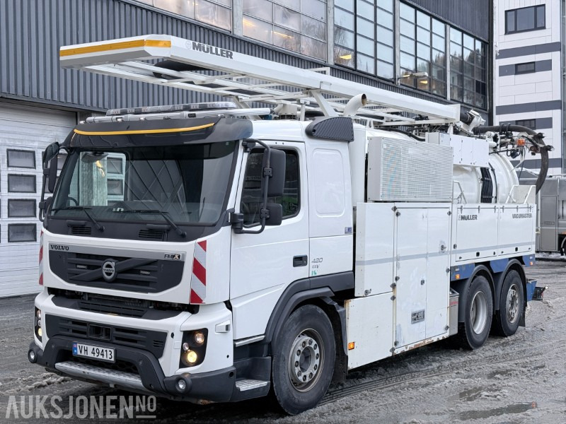 2013 Volvo FMX 420 suge/spylebil - 129 516km! - Vehículo municipal: foto 1 2013 Volvo FMX 420 suge/spylebil - 129 516km! - Vehículo municipal: foto 1