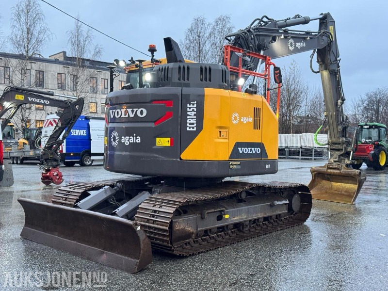 Volvo ECR145EL gravemaskin med Topcon 3D GPS, 4 skuffer og Steelwrist X18 tiltrotator 7602T - Excavadora de cadenas: foto 4 Volvo ECR145EL gravemaskin med Topcon 3D GPS, 4 skuffer og Steelwrist X18 tiltrotator 7602T - Excavadora de cadenas: foto 4