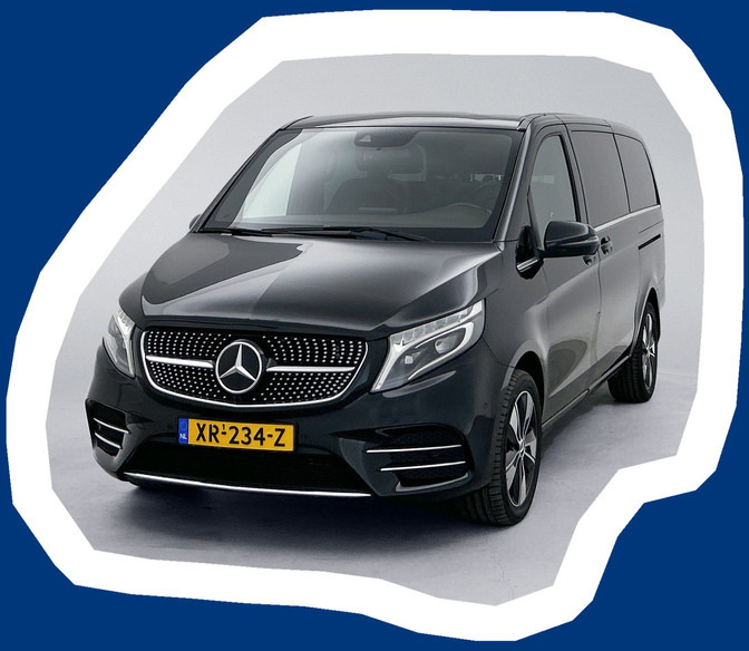 Mercedes-Benz V-Klasse 220d Lang Avantgarde Edition 8 Persoons incl. BPM Elektr schuifdeuren Nappa Leder Pano 8 zitplaatsen Geel kenteken - Minibús, Furgoneta de pasajeros: foto 1 Mercedes-Benz V-Klasse 220d Lang Avantgarde Edition 8 Persoons incl. BPM Elektr schuifdeuren Nappa Leder Pano 8 zitplaatsen Geel kenteken - Minibús, Furgoneta de pasajeros: foto 1