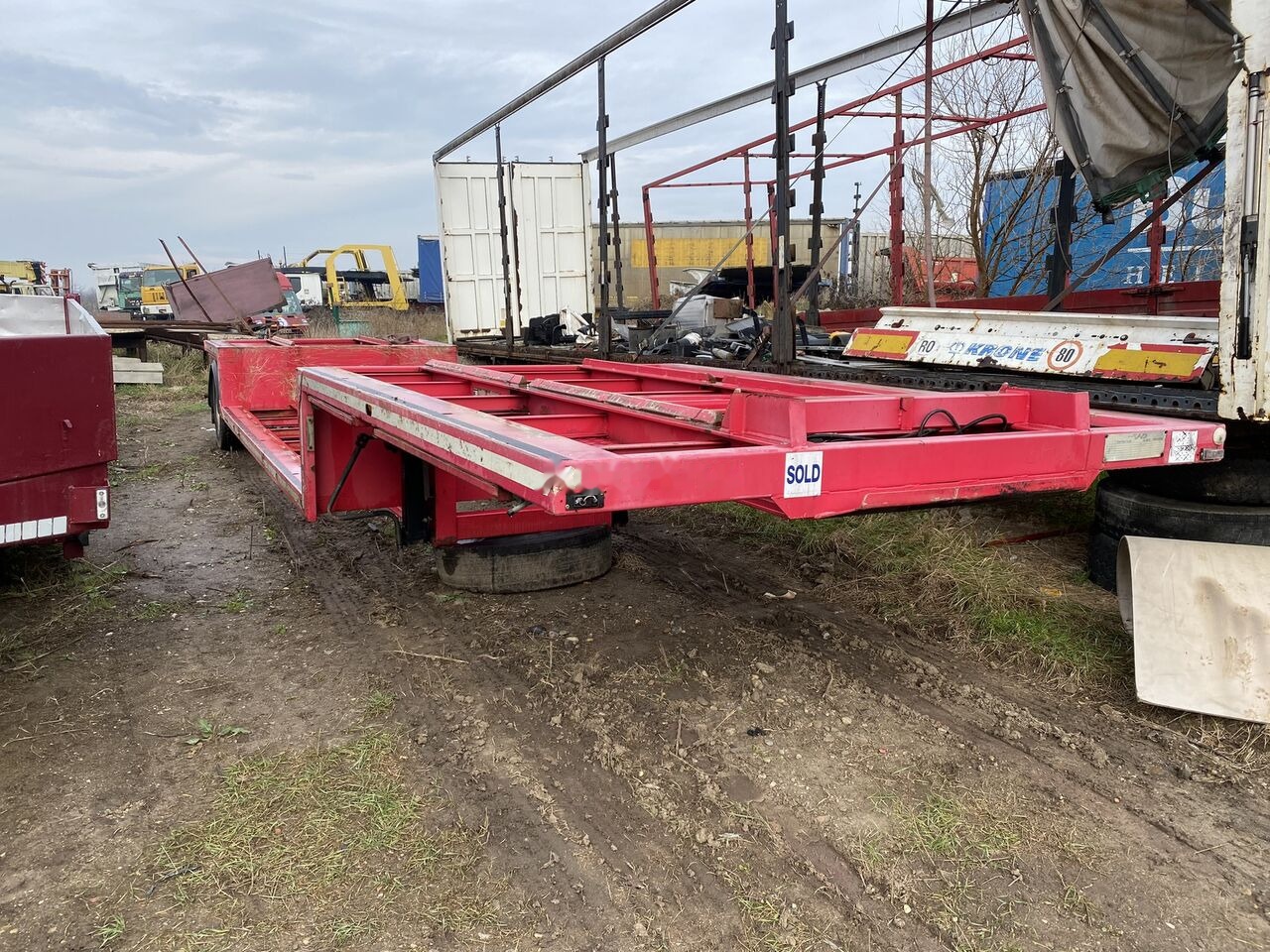 Fliegl Trailer 1 AXE ASCA ---FRANTA - Transport Special - LOWRIDER - Semirremolque góndola rebajadas: foto 1 Fliegl Trailer 1 AXE ASCA ---FRANTA - Transport Special - LOWRIDER - Semirremolque góndola rebajadas: foto 1