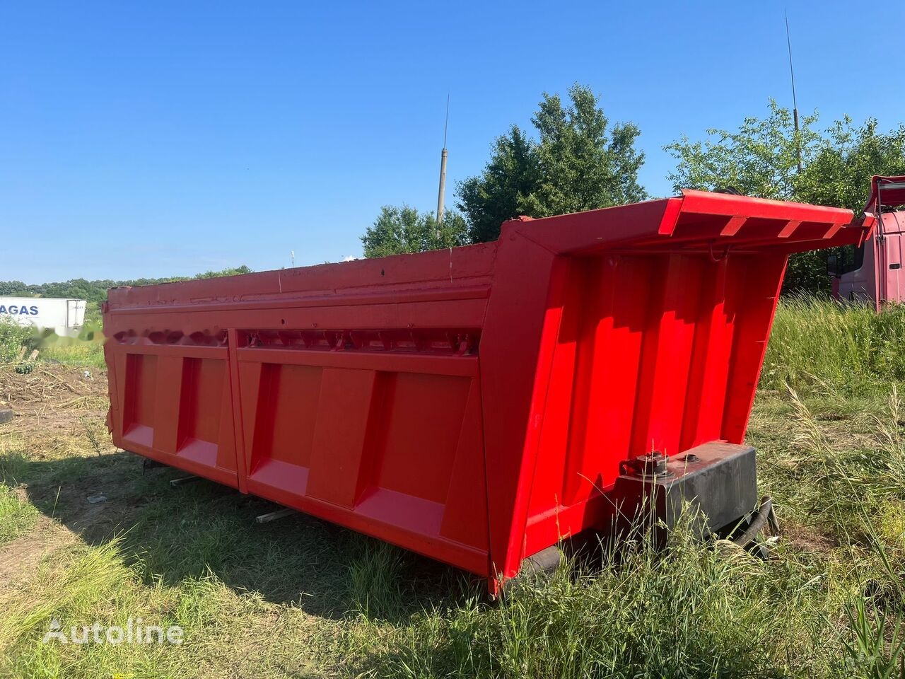 Carrocería basculante Hyva Bena 8x4 cu semisasiu , cilindru basculare si rezervor ulei hidr: foto 9
