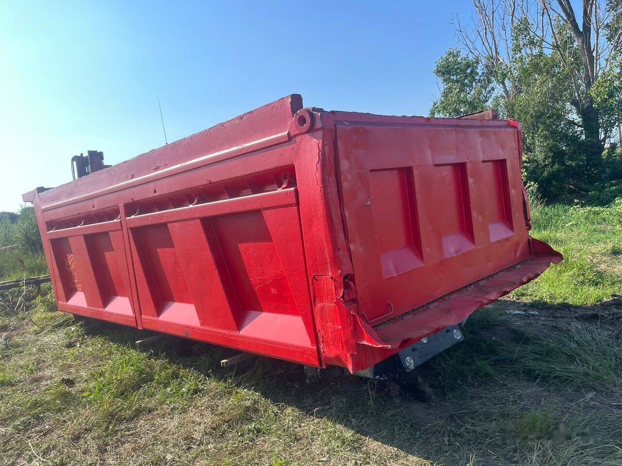 Carrocería basculante Hyva Bena 8x4 cu semisasiu , cilindru basculare si rezervor ulei hidr: foto 12