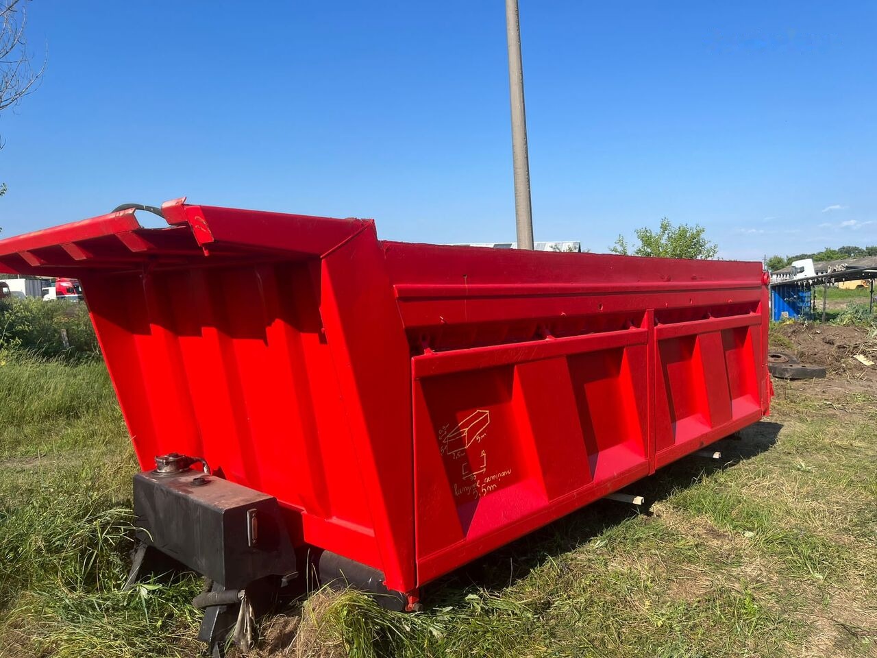 Carrocería basculante Hyva Bena 8x4 cu semisasiu , cilindru basculare si rezervor ulei hidr: foto 14