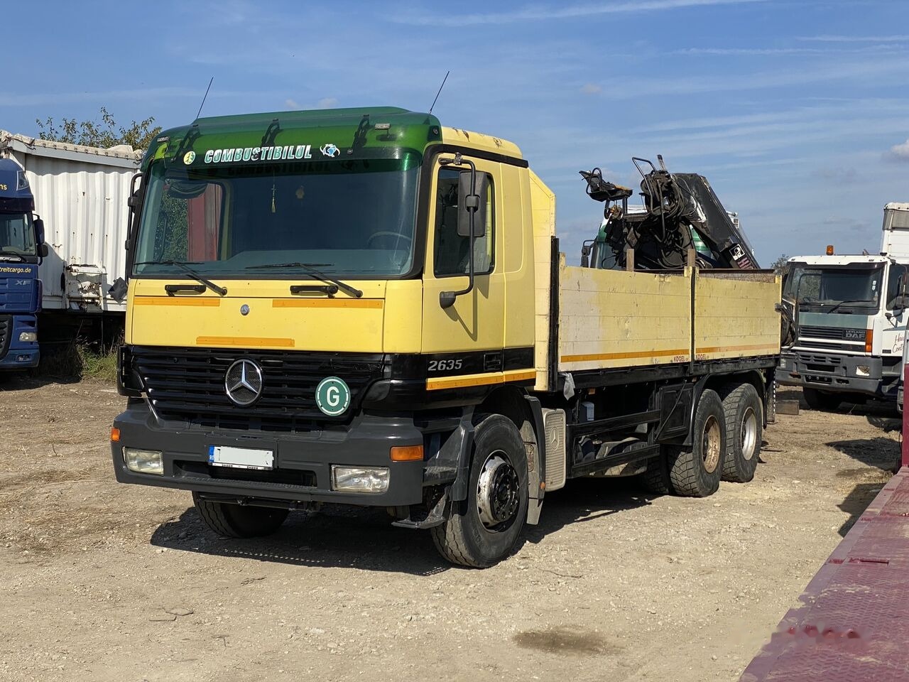 Mercedes-Benz Actros MP1 - Camión caja abierta, Camión grúa: foto 4 Mercedes-Benz Actros MP1 - Camión caja abierta, Camión grúa: foto 4