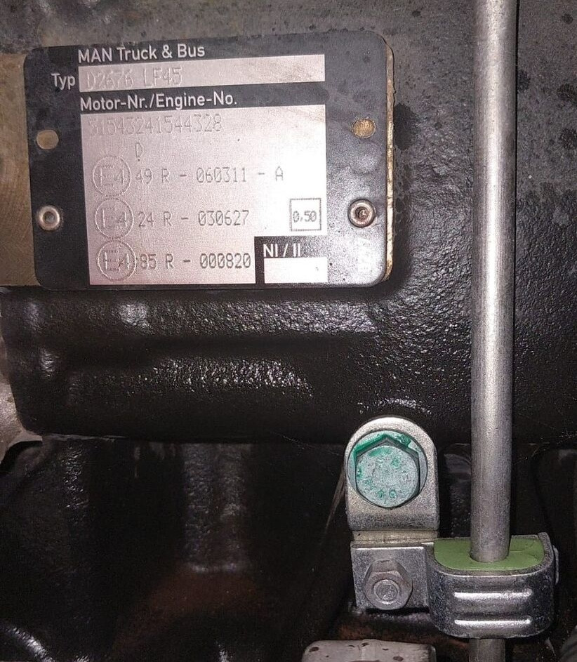 MAN D2676LF45 MAN TGX TGS truck - Motor para Camión: foto 3 MAN D2676LF45 MAN TGX TGS truck - Motor para Camión: foto 3