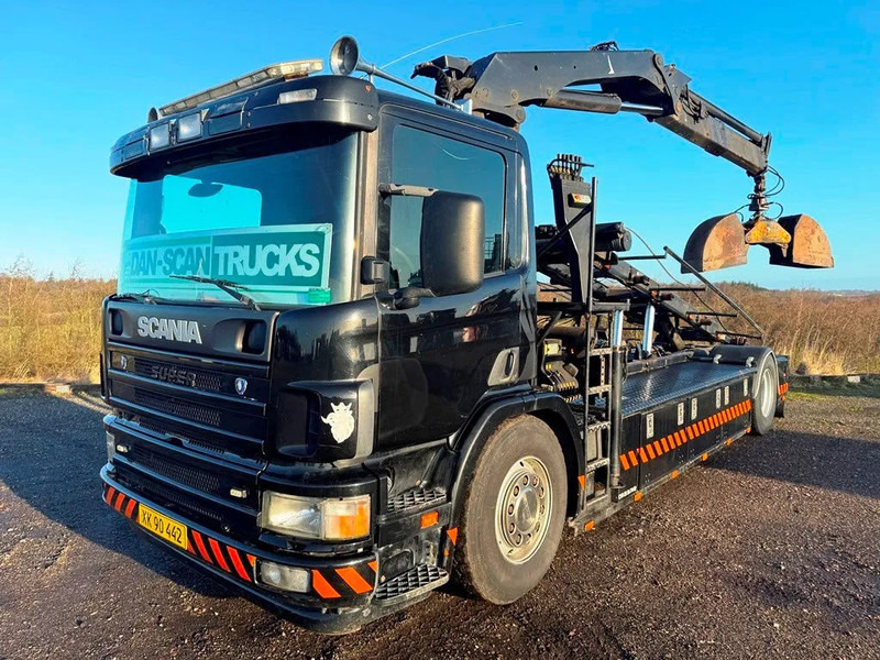 Scania P94-260 Palfinger crane PK 15002. rotor and hydr. for grabbe. - Camión con equipo de cable: foto 5 Scania P94-260 Palfinger crane PK 15002. rotor and hydr. for grabbe. - Camión con equipo de cable: foto 5
