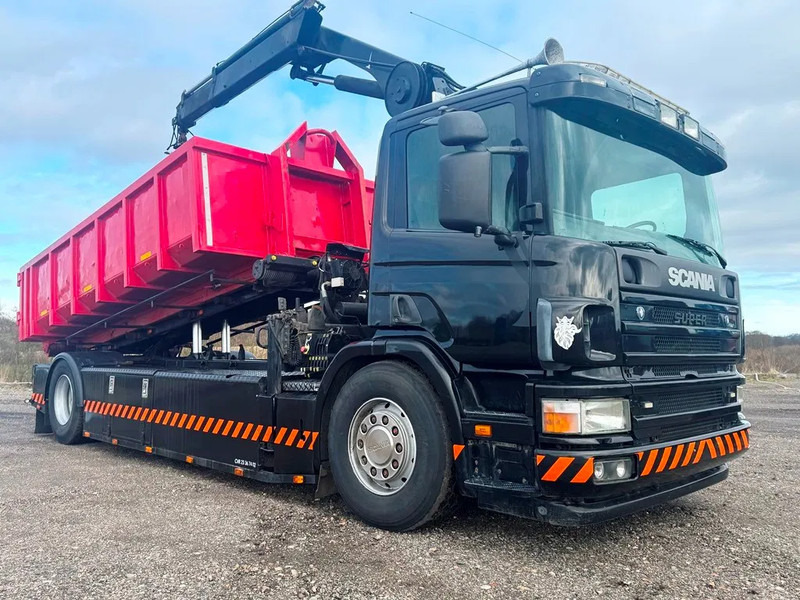 Scania P94-260 Palfinger crane PK 15002. rotor and hydr. for grabbe. - Camión con equipo de cable: foto 3 Scania P94-260 Palfinger crane PK 15002. rotor and hydr. for grabbe. - Camión con equipo de cable: foto 3