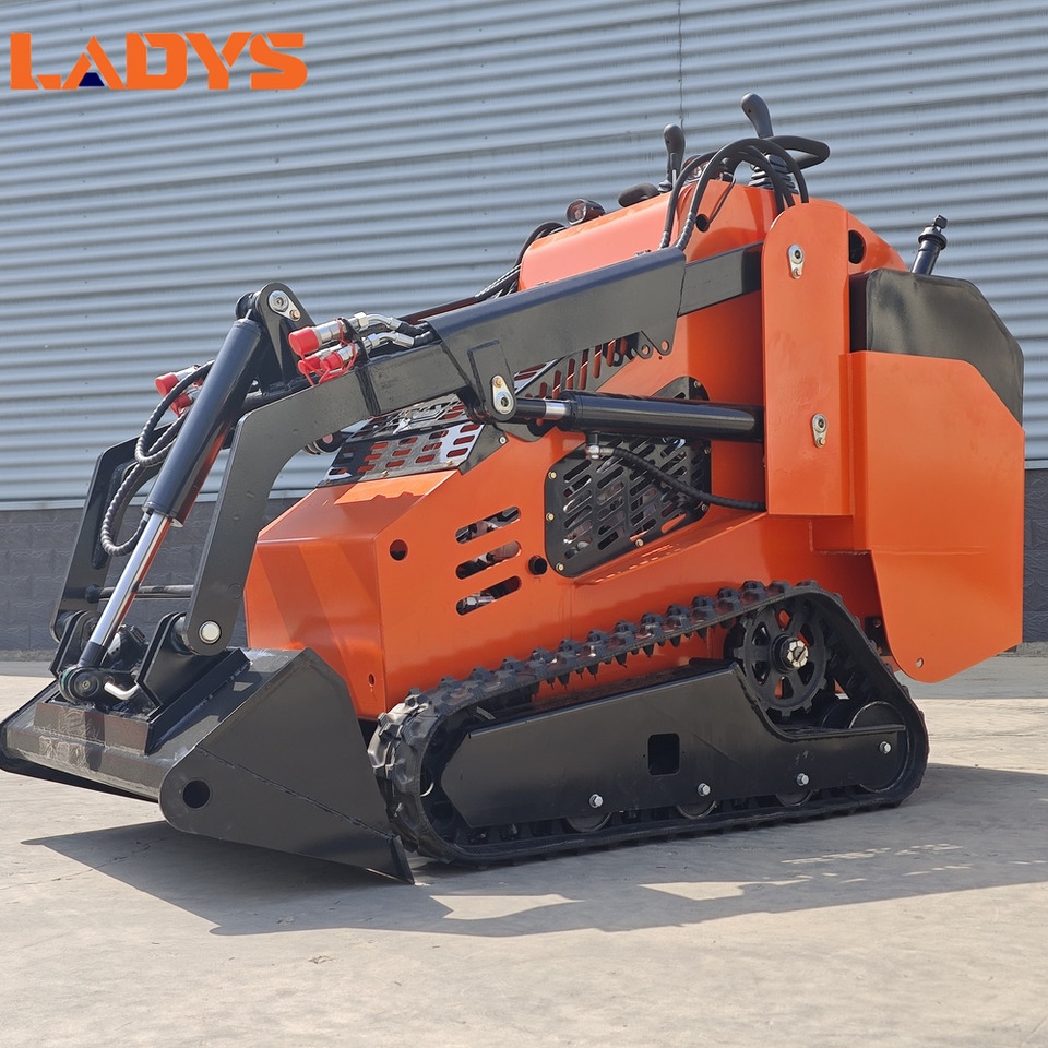 LADYS Free Shipping Mini Skid Steer Loader Compact Track Electric/Diesel Chinese Mini Skid Steer Loader For Sale With Mini Skid Steer Attachments 4 In 1 Bucket - Minicargadora: foto 4 LADYS Free Shipping Mini Skid Steer Loader Compact Track Electric/Diesel Chinese Mini Skid Steer Loader For Sale With Mini Skid Steer Attachments 4 In 1 Bucket - Minicargadora: foto 4
