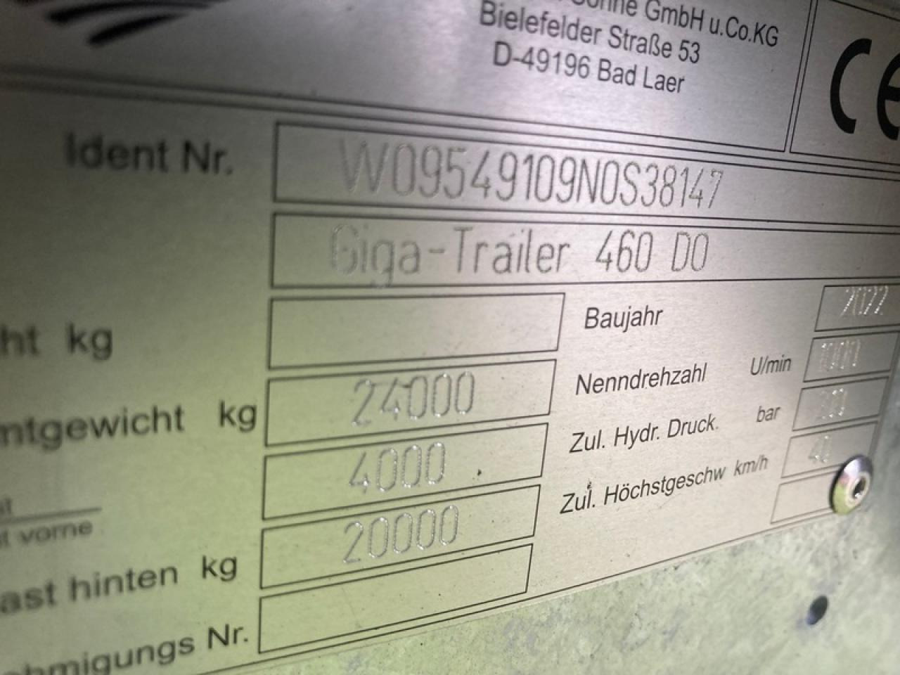 Strautmann GIGA 4602 DO - Remolque volquete agrícola: foto 5 Strautmann GIGA 4602 DO - Remolque volquete agrícola: foto 5