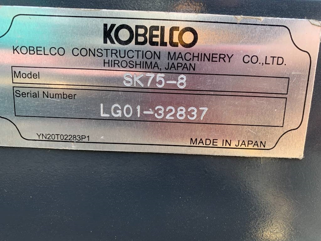 Kobelco SK 75 - Excavadora de cadenas: foto 5 Kobelco SK 75 - Excavadora de cadenas: foto 5