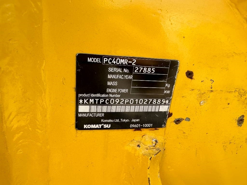 Komatsu 40 MR - Excavadora de cadenas: foto 3 Komatsu 40 MR - Excavadora de cadenas: foto 3